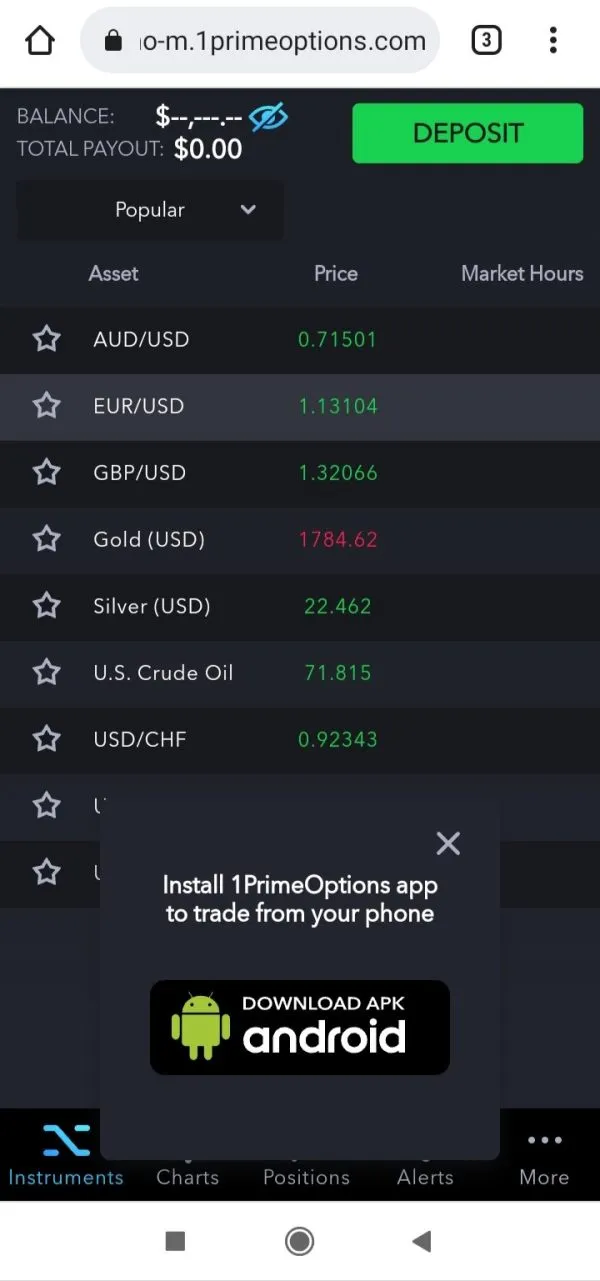 1Prime options estafa 1Prime options estafa