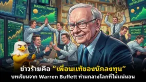  ข่าวร้ายคือ “เพื่อนแท้ของนักลงทุน” บทเรียนจาก Warren Buffett ท่ามกลางโลกที่ไม่แน่นอน