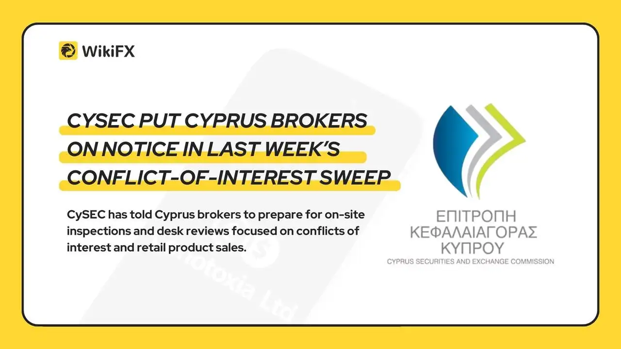 CySEC Put Cyprus Brokers on Notice in Last Week’s Conflict-of-Interest Sweep