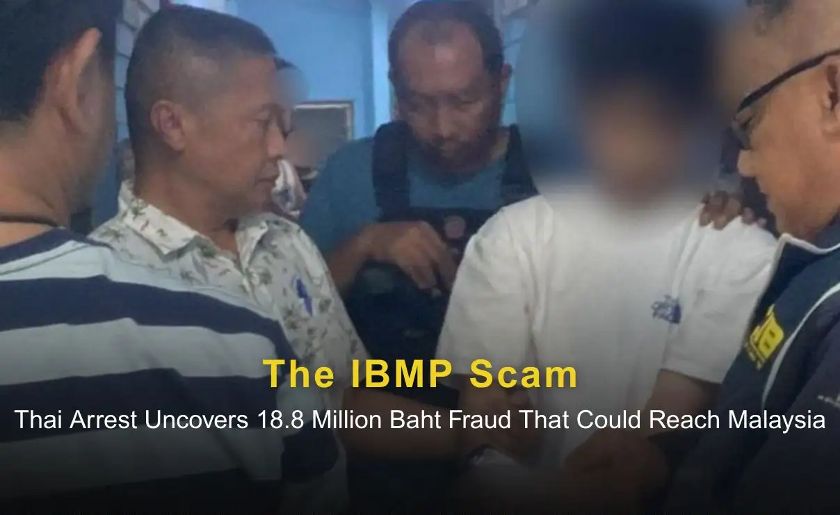 The IBMP Scam: Thai Arrest Uncovers 18.8 Million Baht Fraud That Could Reach Malaysia