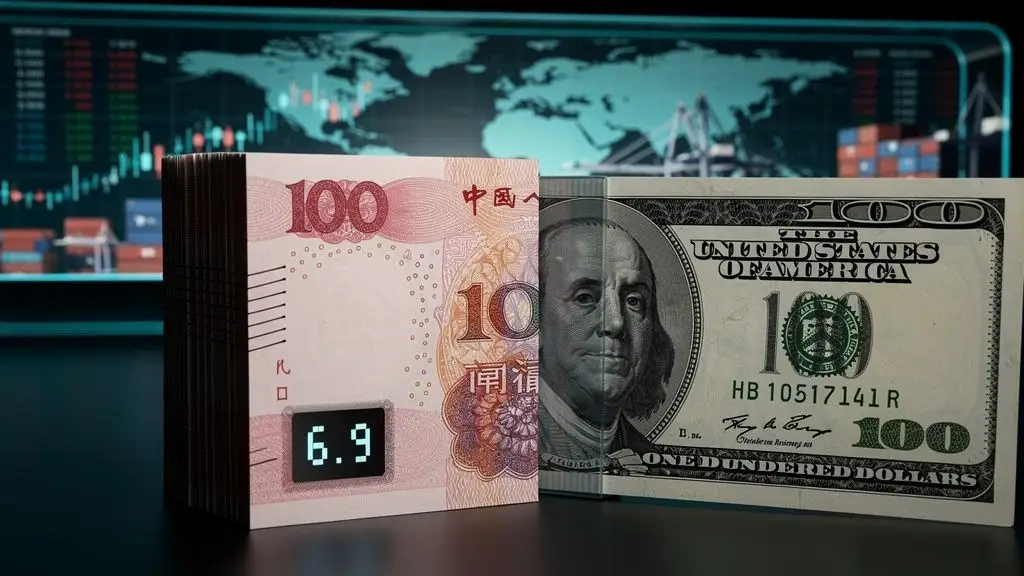 اليوان يتراجع فوق مستوى 6.9 وسط ترقب للمباحثات التجارية الأمريكية الصينية