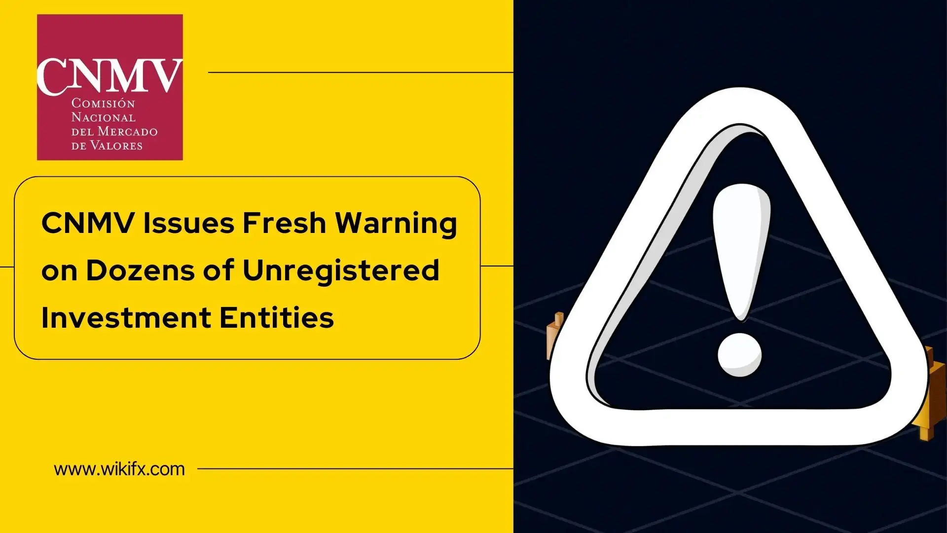 CNMV Issues Fresh Warning on Dozens of Unregistered Investment Entities