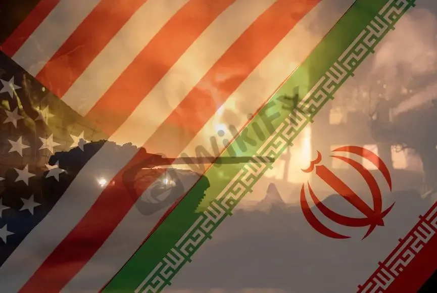 【Gambar 1: Ilustrasi Konflik AS–Iran】