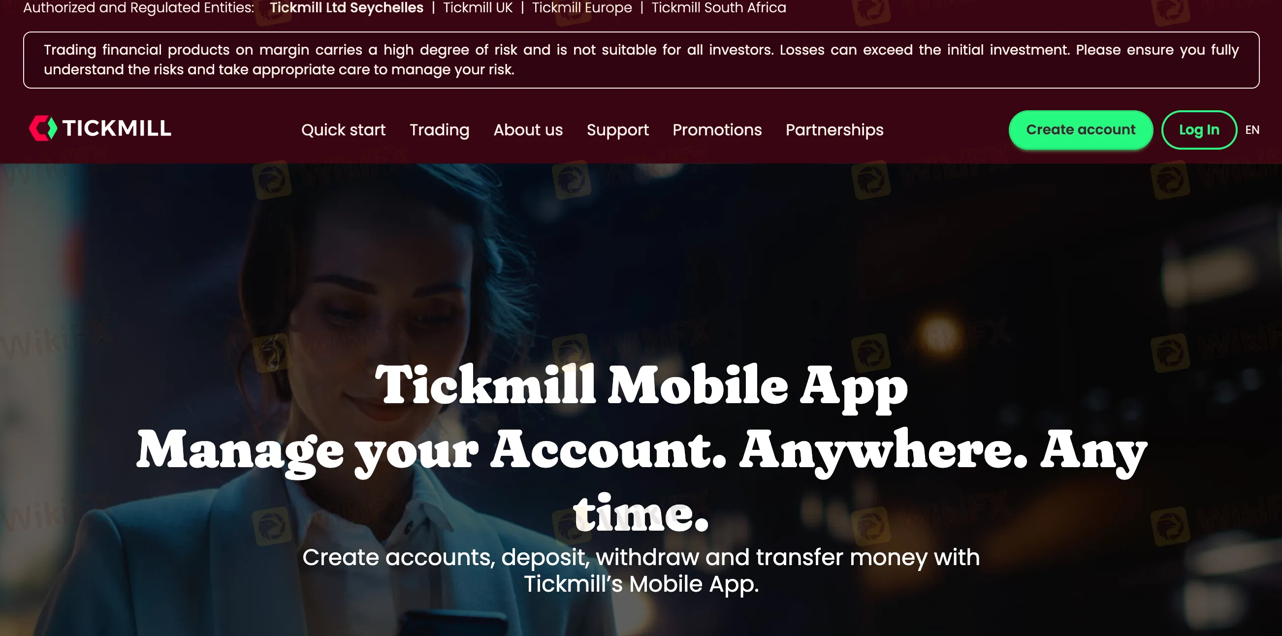 Tickmill Information Tickmill Information