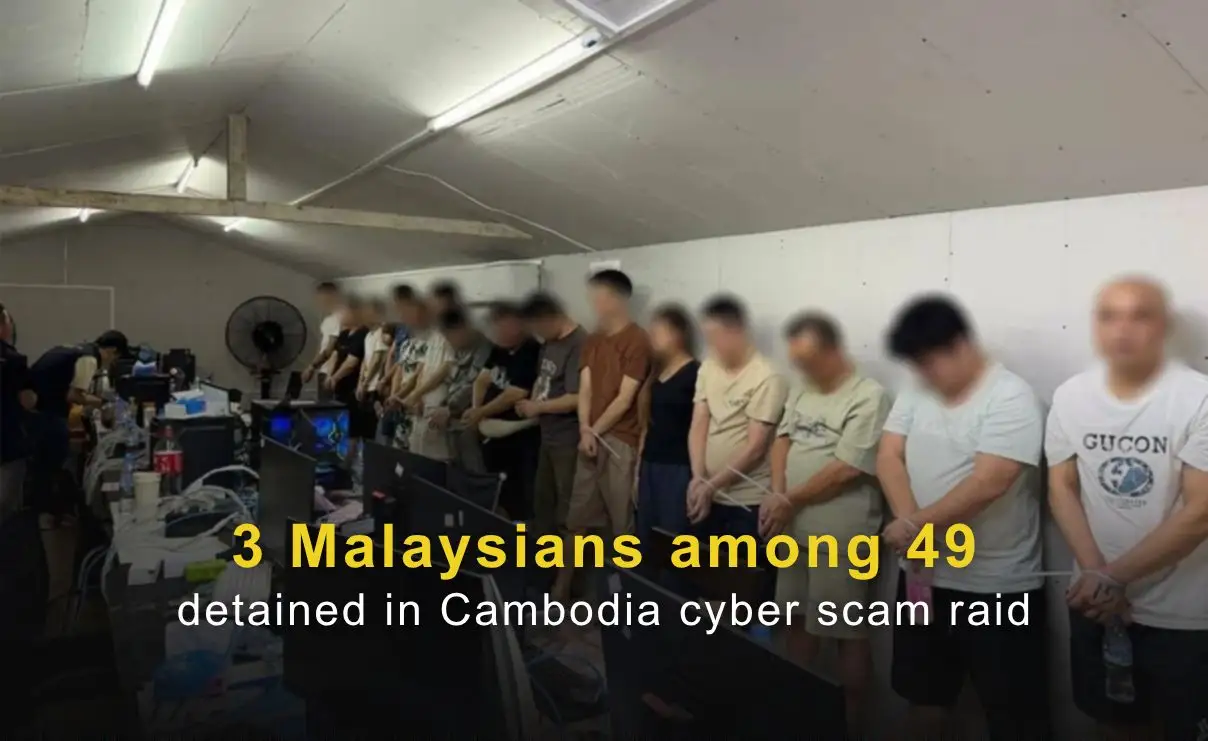 3 Malaysians among 49 detained in Cambodia cyber scam raid