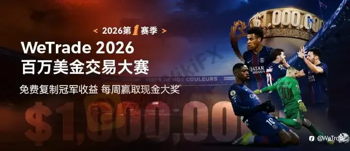 超百万奖励,谁与争锋!WeTrade 2026 百万美金交易大赛震撼来袭!