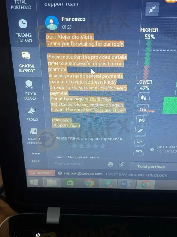 estafa Exnova estafa Exnova