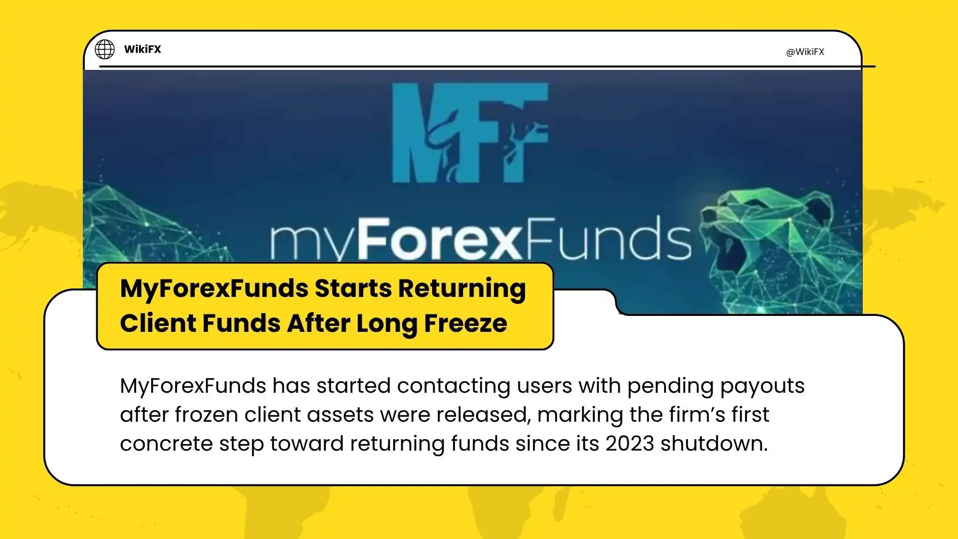 MyForexFunds Starts Returning Client Funds After Long Freeze