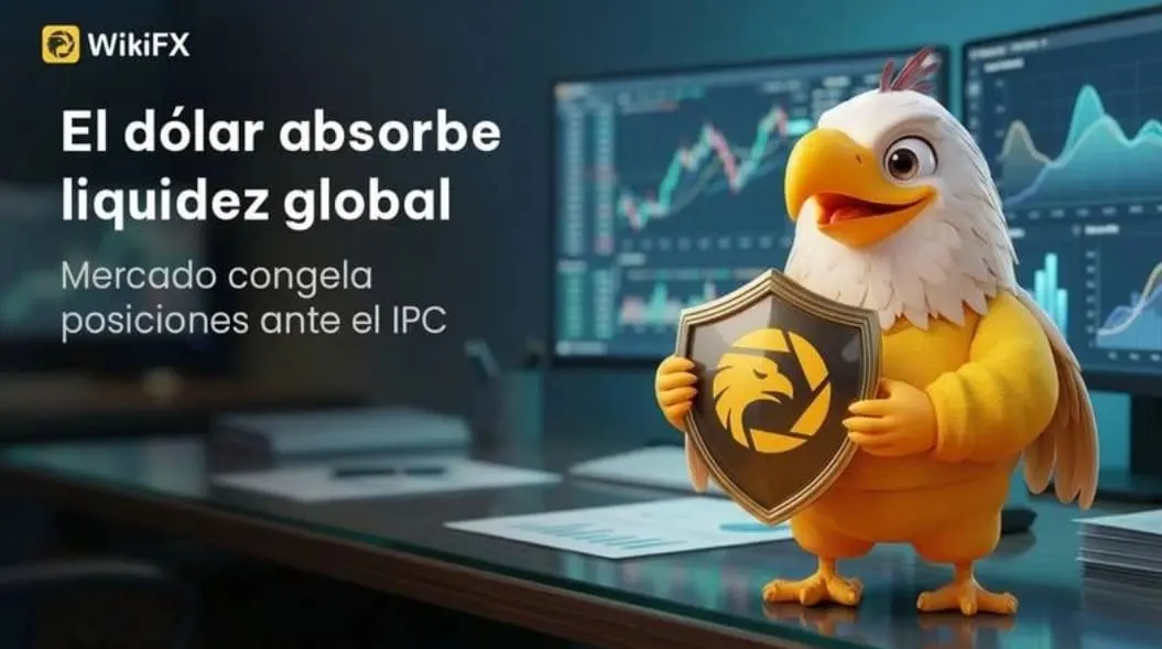 El dólar absorbe liquidez global mientras el mercado congela posiciones ante el IPC