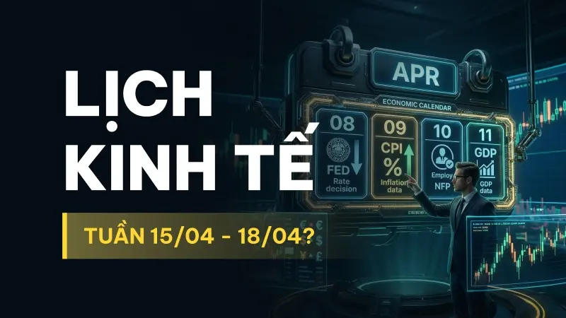 Lịch kinh tế ngày 15-18/04/2026: Đâu là "phao cứu sinh" cho đồng bạc xanh?