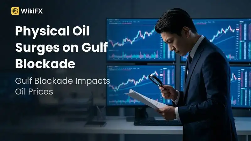 Physical Oil Surges on Gulf Blockade