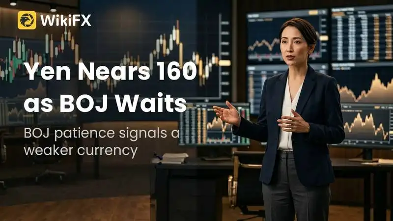 Yen Nears 160 as BOJ Waits