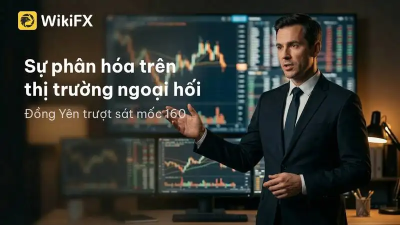 Sự phân hóa trên thị trường ngoại hối: Đồng Yên trượt sát mốc 160, tiền tệ hàng hóa bứt phá