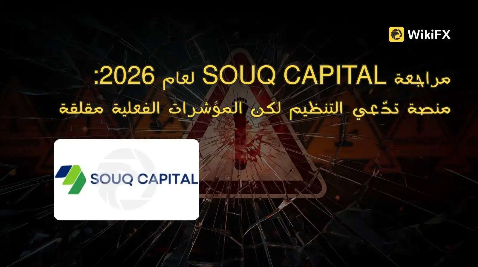 راجعة SOUQ CAPITAL لعام 2026: منصة تدّعي التنظيم لكن المؤشرات الفعلية مقلقة