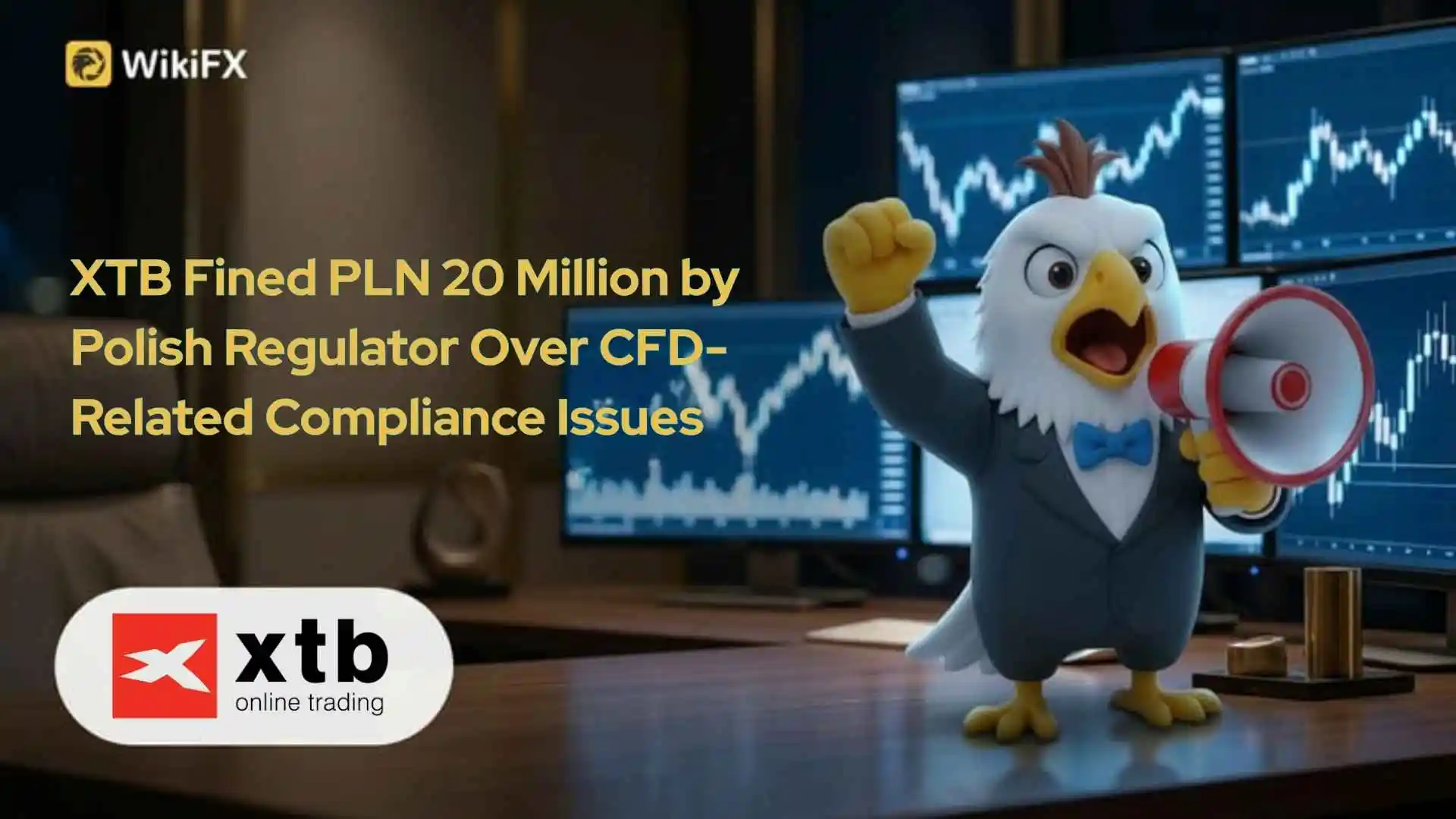 XTB Fined PLN 20 Million by Polish Regulator Over CFD-Related Compliance Issues