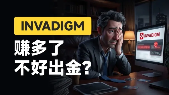 盈利3万却要先亏1万才能出金？ INVADIGM平台三个监管授权都是假的 
