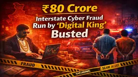 ₹80 Crore Interstate Cyber Fraud Run by ‘Digital King’ Busted