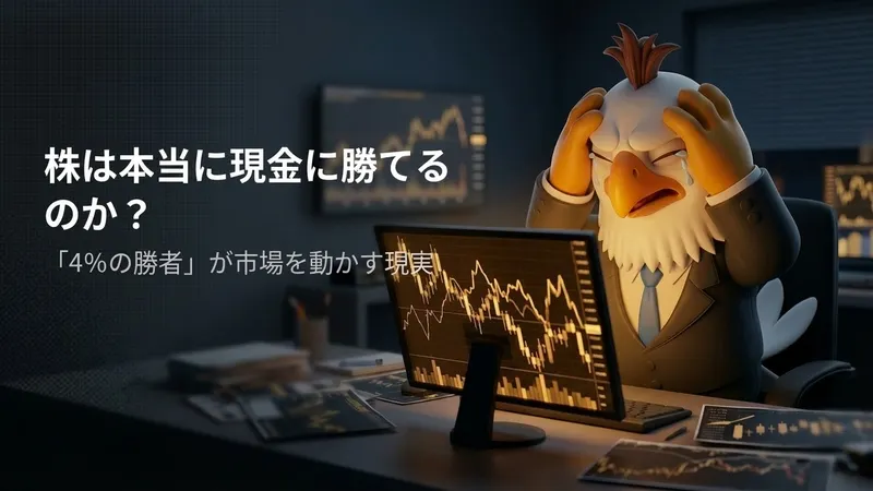 株は本当に現金に勝てるのか？「4％の勝者」が市場を動かす現実