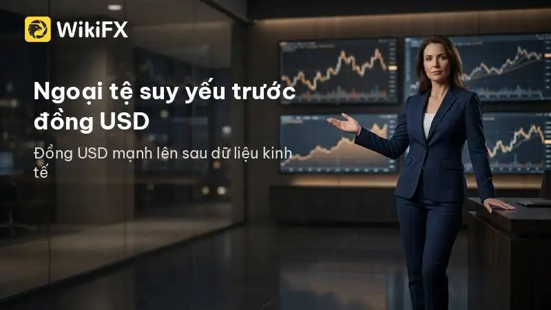 Hàng loạt ngoại tệ suy yếu trước đồng USD dưới tác động của dữ liệu kinh tế Mỹ và địa chính trị