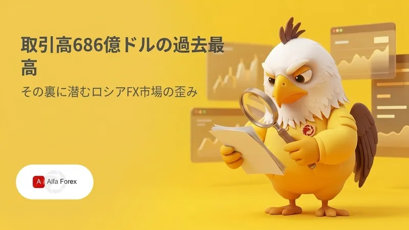 取引高686億ドルの過去最高、その裏に潜むロシアFX市場の歪み