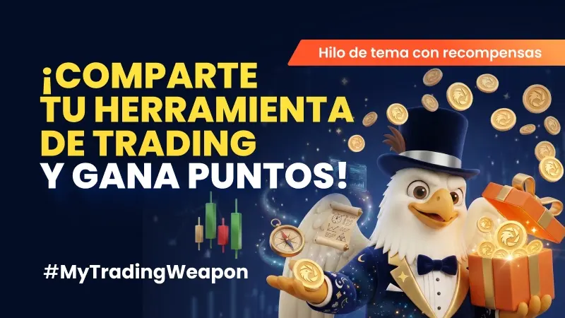 ¡Comparte tu herramienta de trading y gana puntos de recompensa!