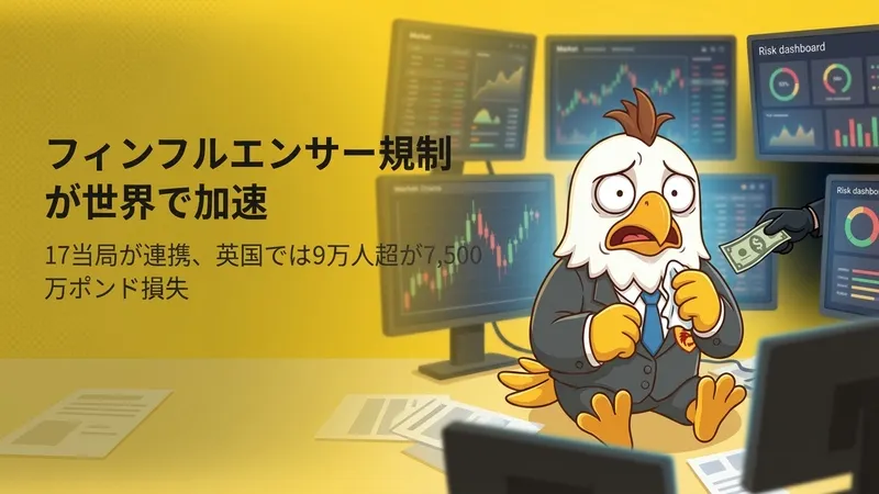 フィンフルエンサー規制が世界で加速　17当局が連携、英国では9万人超が7,500万ポンド損失