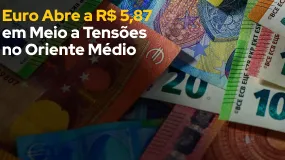 Euro Abre a R$ 5,87 em Meio a Tensões no Oriente Médio 