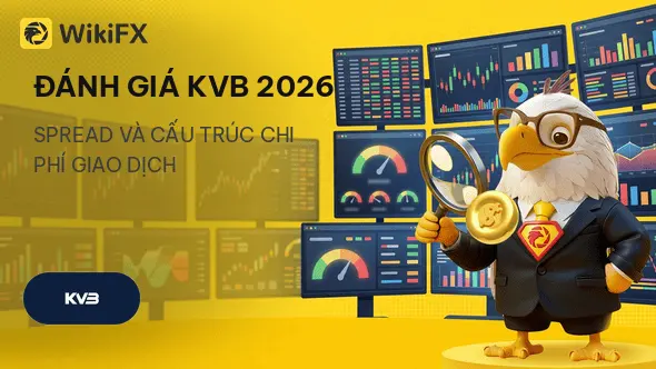 Đánh giá spread và chi phí giao dịch sàn Forex KVB 2026 - WikiFX Review