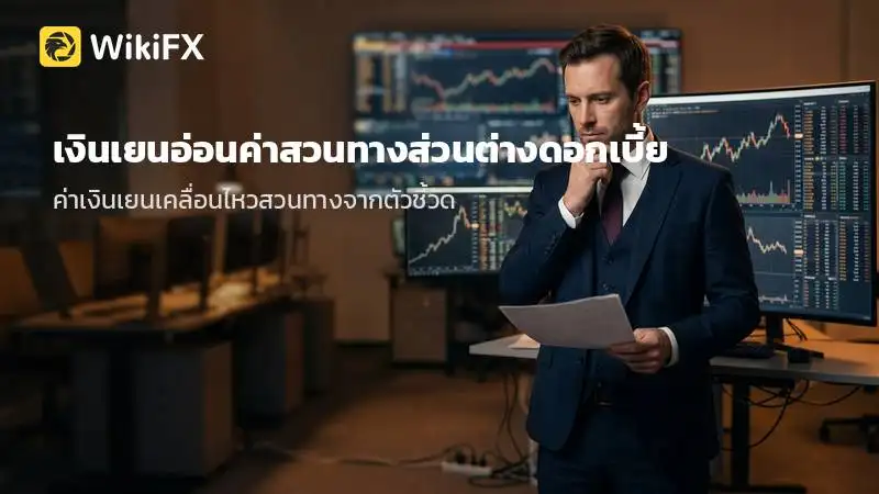 เงินเยนอ่อนค่าสวนทางส่วนต่างดอกเบี้ย ขณะราคาน้ำมันในตลาดส่งมอบปรับเพิ่มขึ้น