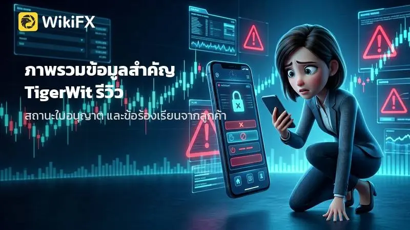 ภาพรวมข้อมูลสำคัญ TigerWit รีวิว สถานะใบอนุญาต และข้อร้องเรียนจากลูกค้า