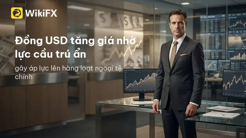 Đồng USD tăng giá nhờ lực cầu trú ẩn, gây áp lực lên hàng loạt ngoại tệ chính