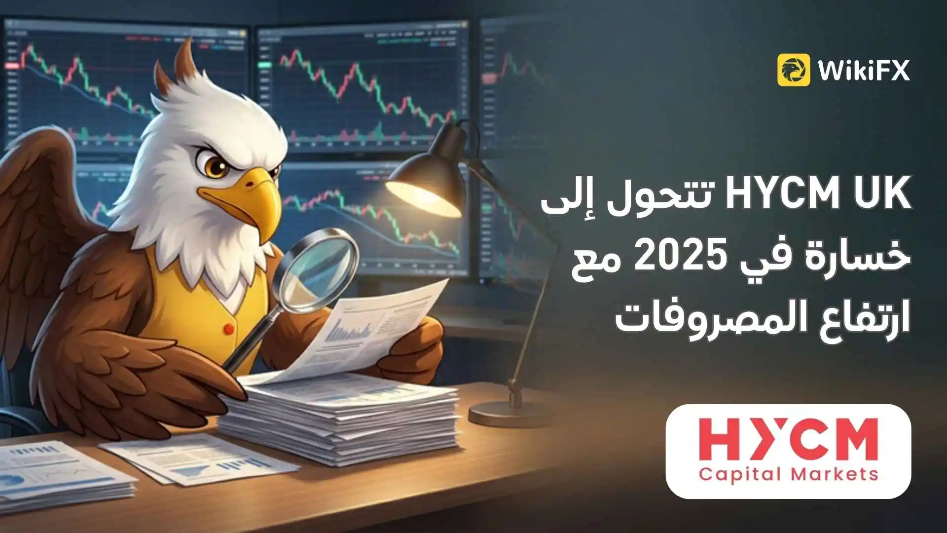 HYCM UK تتحول إلى خسارة في 2025 مع ارتفاع المصروفات