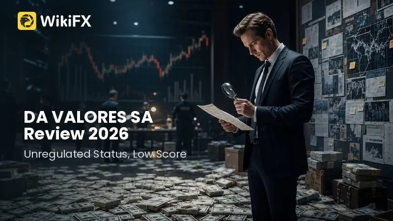 DA VALORES SA Review 2026: Unregulated Status, Low Score, and Key Risks