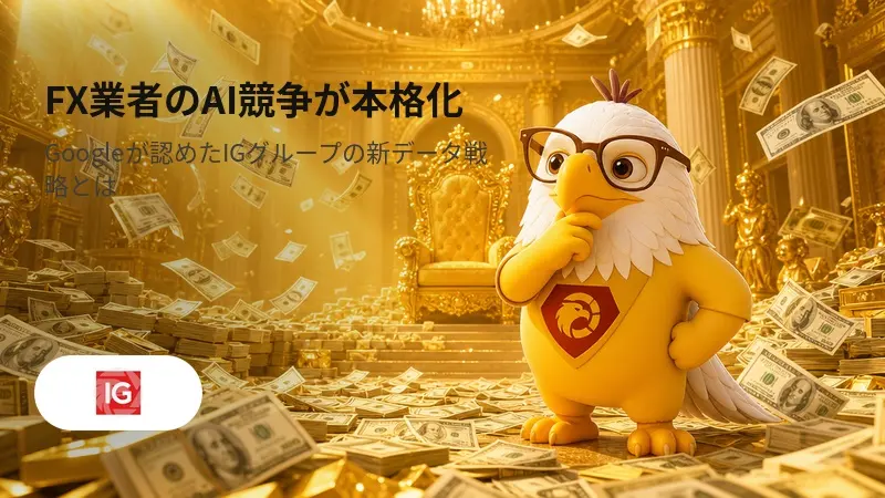 FX業者のAI競争が本格化　Googleが認めたIGグループの新データ戦略とは