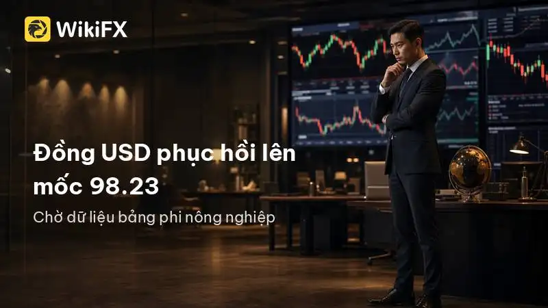 Đồng USD phục hồi lên mốc 98.23 khi rủi ro địa chính trị gia tăng, thị trường chờ dữ liệu bảng phi nông nghiệp