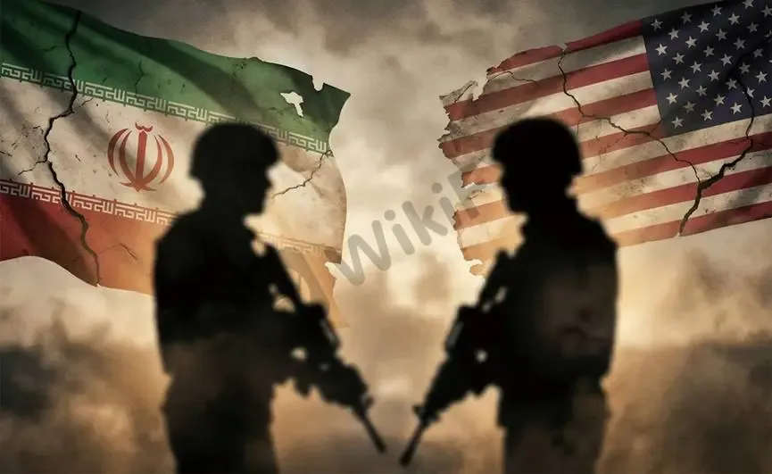 【Hình 1: Sơ đồ lập trường giữa Mỹ và Iran】