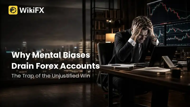 Why Unjustified Wins and Mental Biases Drain Forex Accounts