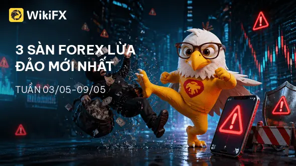 Điểm danh 3 sàn Forex lừa đảo mới nhất tuần 03-09/05 - WikiFX cảnh báo