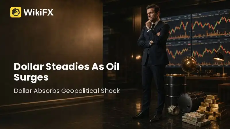Dollar Steadies As Oil Surges