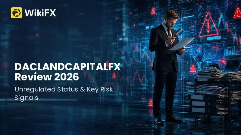DACLANDCAPITALFX Review 2026: Unregulated Status and Key Risk Signals