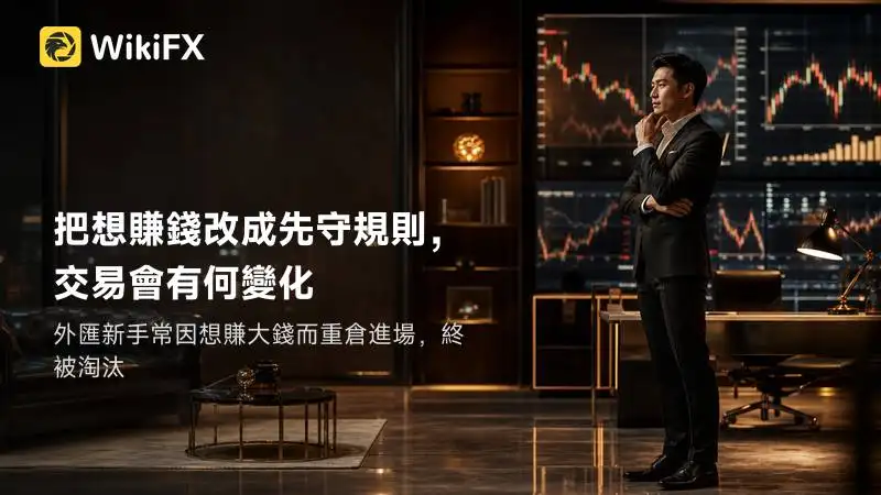把想賺錢改成先守規則，交易會有何變化