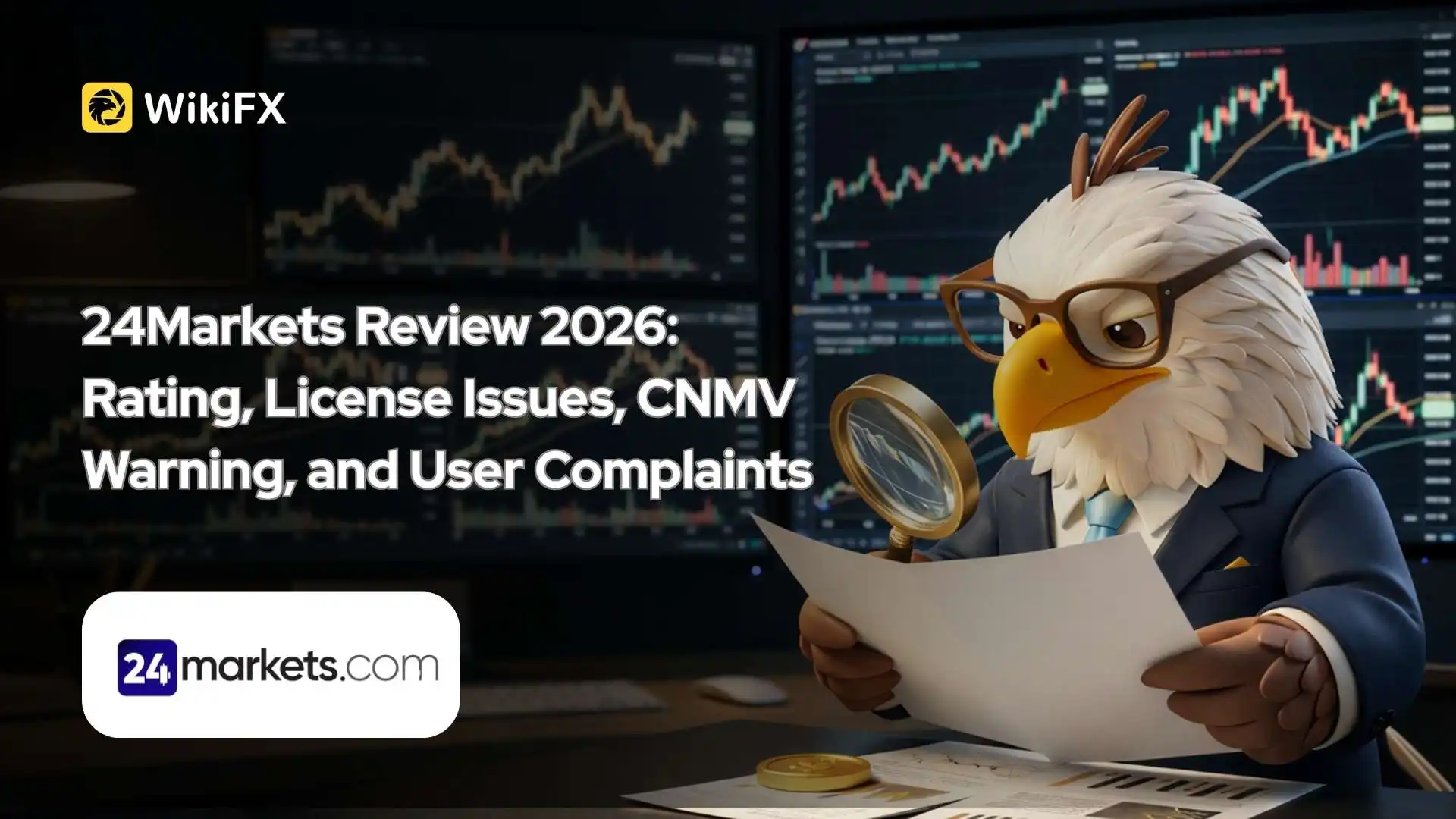 24Markets Review 2026: Rating, License Issues, CNMV Warning, and User Complaints