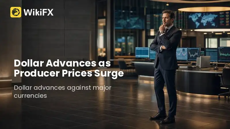 Dollar Advances as US Producer Prices Surge