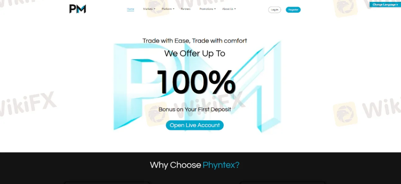 Phyntex Markets Information 