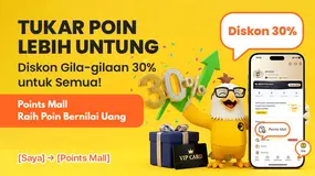 Tukar Poinmu Sekarang: Diskon 30% untuk Semua Produk Di Points Mall ! 🎁