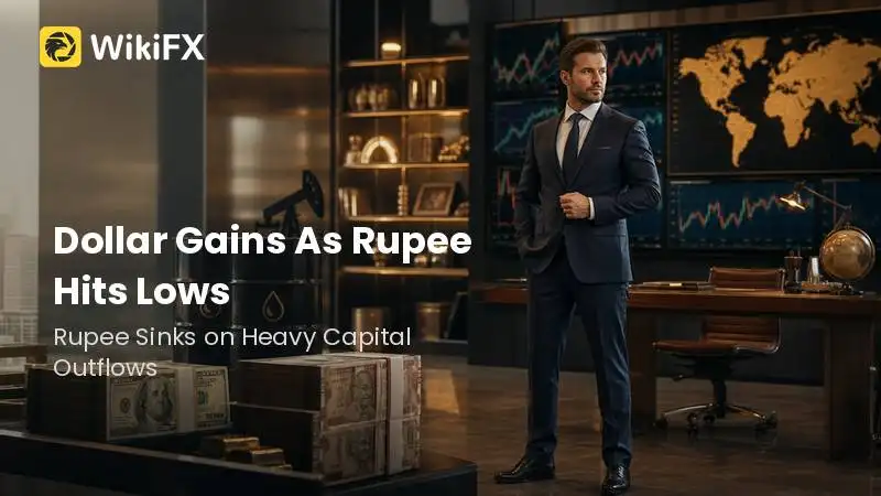 Dollar Gains As Rupee Hits Lows