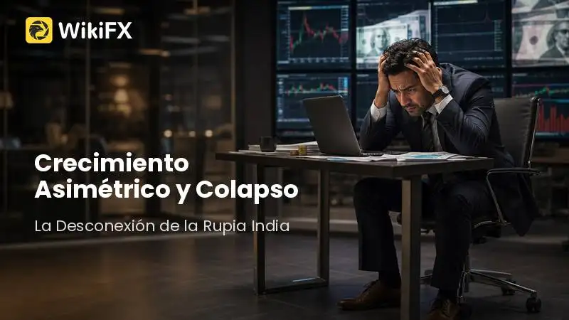 Crecimiento Asimétrico y Colapso Cambiario: La Desconexión de la Rupia India
