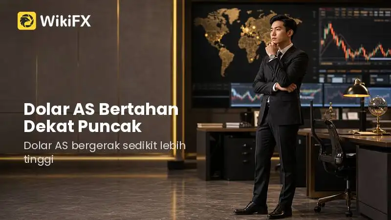 Dolar AS Bertahan Dekat Tertinggi Enam Pekan
