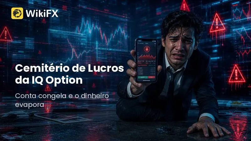 O Cemitério de Lucros da IQ Option: A Máscara Caiu
