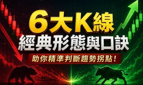 6大K線經典形態與口訣，助你精準判斷趨勢拐點！ 